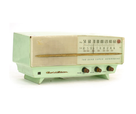 Everyday Design Classics of the 20th Century: A-501 Radio, manufactured by Korean manufacturer GoldStar (later renamed to LG) in 1959.