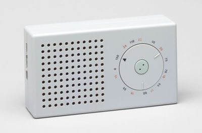 Everyday Design Classics of the 20th Century: Braun radio, designed by Dieter Rams. Its iconic minimal style was an ispiration for Apple designs.
