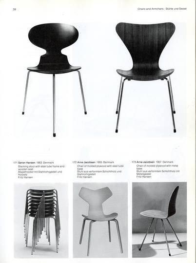 Furniture Design: Fifties to early seventies: 