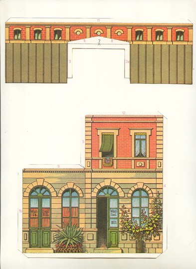 Cut Out Architecture: Early 1900s Railway Station: 