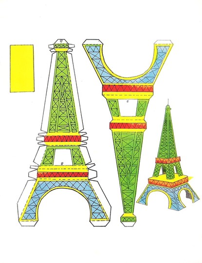 Cut Out Architecture: Tour Eiffel: 