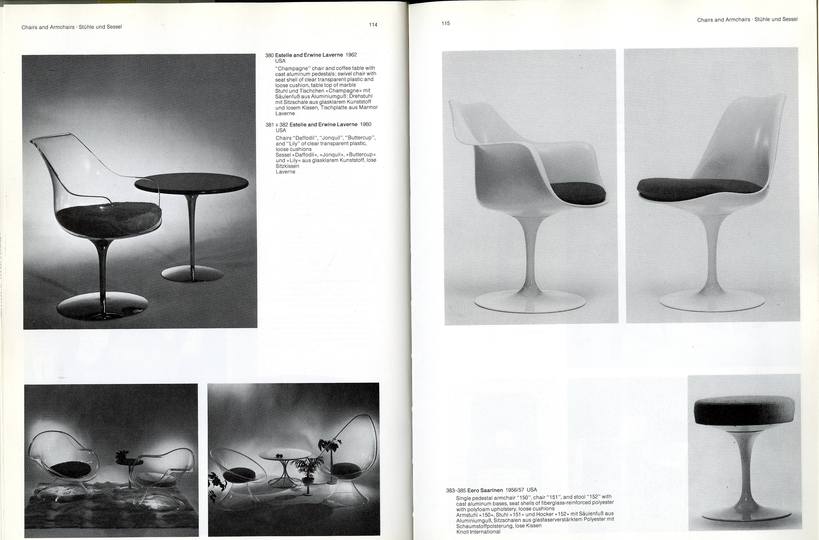 Furniture Design: Fifties to early seventies: 
