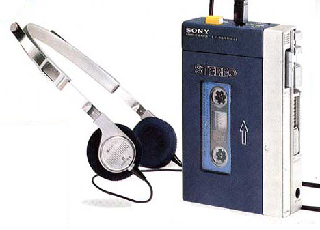 Everyday Design Classics of the 20th Century: Sony Walkman portable tape  recorder and player.