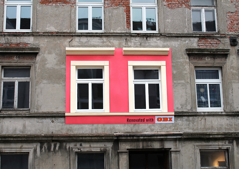 Cannes Outdoor Lions 2014: Renovated Billboards - Pink House, 2013
Jung van Matt, Hamburg
Werbung für OBI
ausgezeichnet als Gold Lion Campaign, 2014 © Cannes Lions