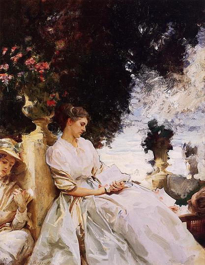 Indolence in Art: John Singer Sargent, In the Garden Corfu. Private Terra Museum of American Art