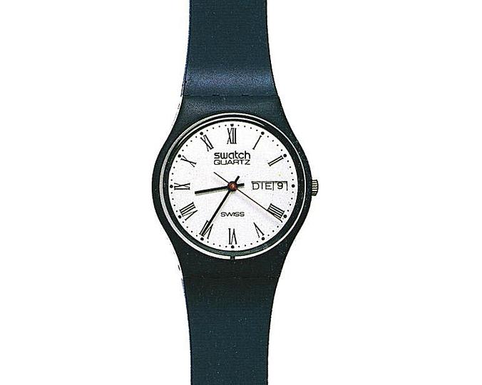 Everyday Design Classics of the 20th Century: Swatch wristwatch, designed by Flik Flak SA.