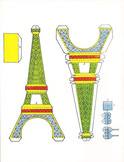 Cut Out Architecture: Tour Eiffel: 