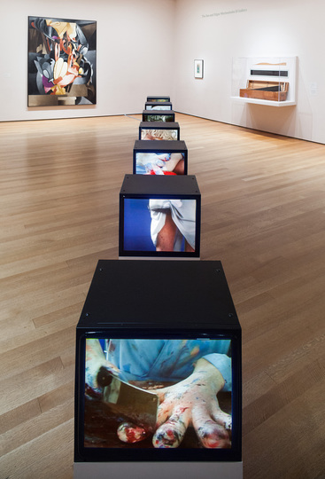 Sturtevant Double Trouble: Installation view of Sturtevant: Double Trouble, The Museum of Modern Art, November 9, 2014–February 22, 2015. © 2014 The Museum of Modern Art. Photo: Thomas Griesel. All works by Sturtevant © Estate Sturtevant, Paris