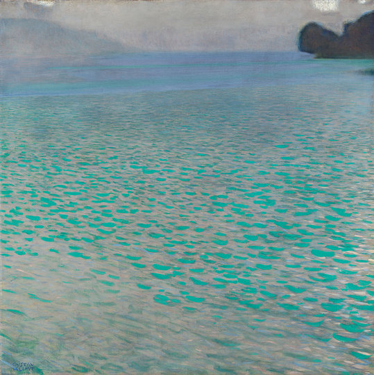 Gustav Klimt: Landscapes: Lake Attersee, 1900, 80,2 x 80,2 cm, oil on canvas, Leopold Museum, Vienna