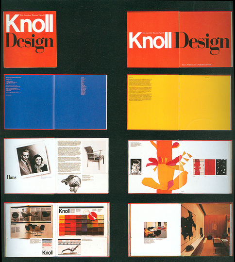 Massimo Vignelli 1931-2014: Knoll International, 1967.