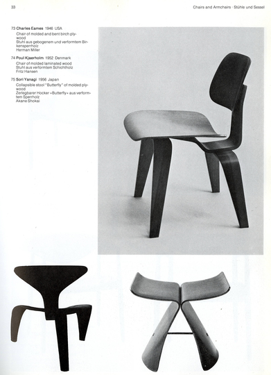 Furniture Design: Fifties to early seventies: 