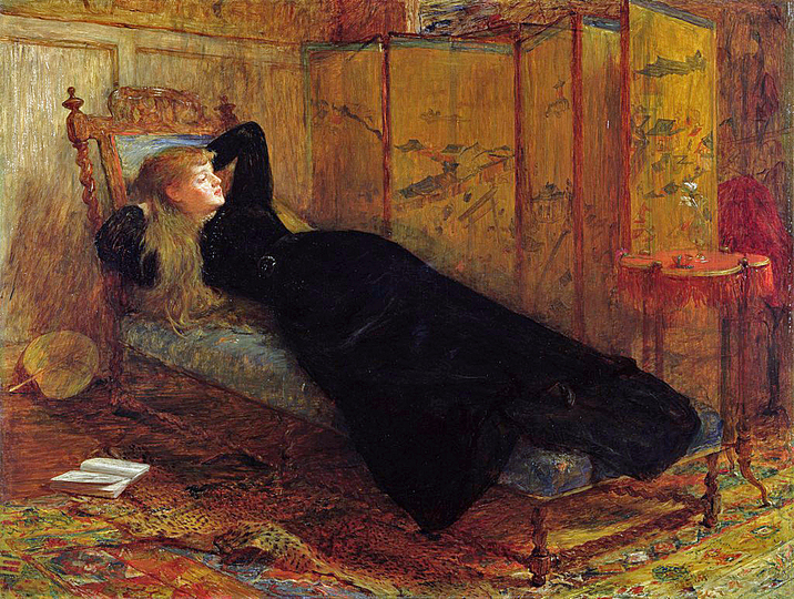 Indolence in Art: Sir William Quiller Orchardson, Dolce Far Niente , 1872 [