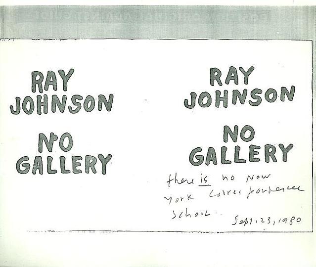 Ray Johnson: 