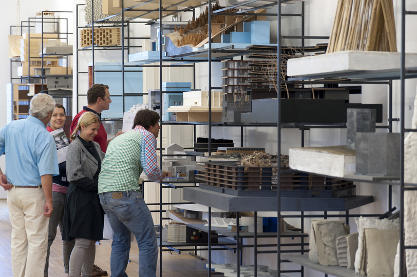 Architectural Models by Peter Zumthor: Installation view KUB Collection Showcase Architectural Models Peter Zumthor Photo: © Christian Hinz