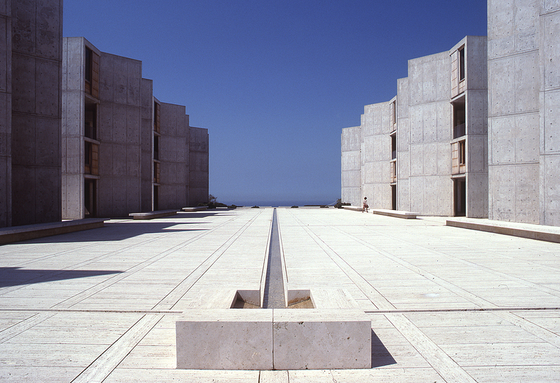 Louis Kahn: The Power of Architecture: The Salk Institute in La Jolla, California was  designed to be ‘a facility worthy of a visit by Picasso.' Salk Institute in La Jolla, California, Louis Kahn, 1959–65 © The Architectural Archives, University of Pennsylvania, photo: John Nicolais