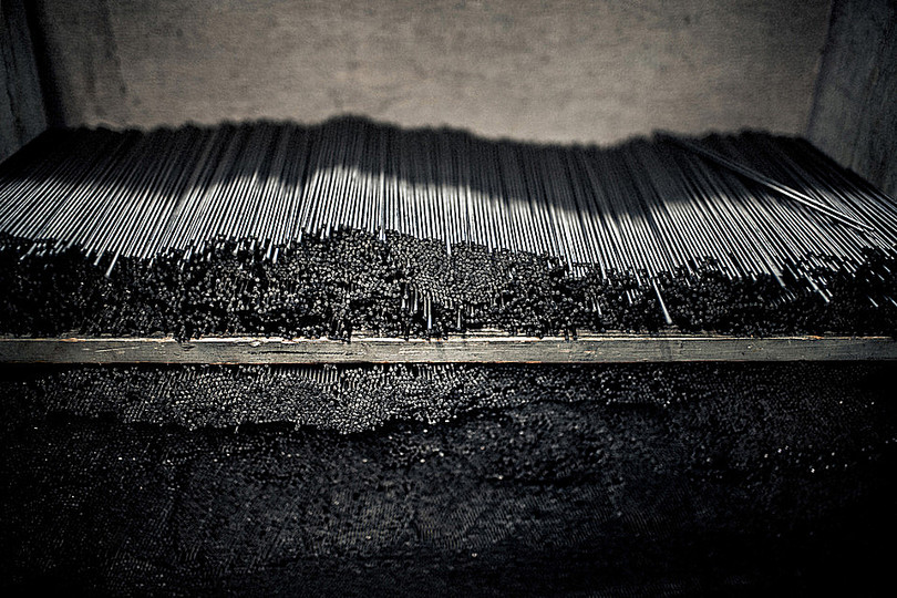 100 Years Caran d´Ache Pencils: Black lead pencils are all about graphite and clay. The more clay in the mixture, the harder the lead.