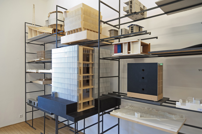 Architectural Models by Peter Zumthor: Installation view KUB Collection Showcase Architectural Models Peter Zumthor Photo: © Christian Hinz