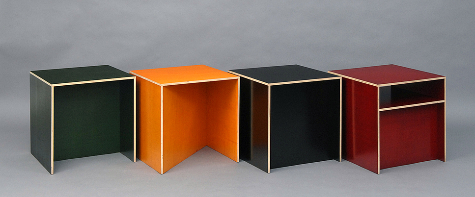 Furniture by Donald Judd: Stools (Fin Color Ply™), 1992