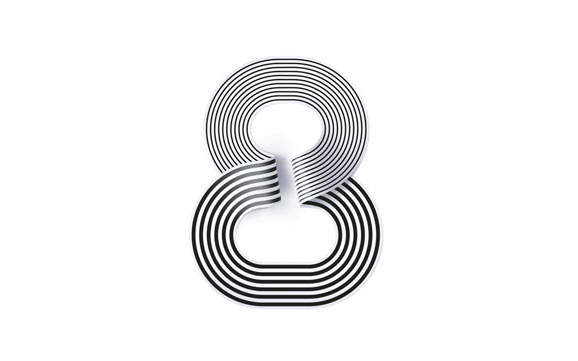 Stripes and Stripes: Shanghai Ranking Numerals, Sawdust Design
