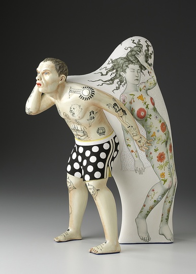 Body & Soul: Sergei Isupov, The Orchard, 2012,  Porcelain. Photo: Barry Friedman Ltd., New York and Ferrin Contemporary.