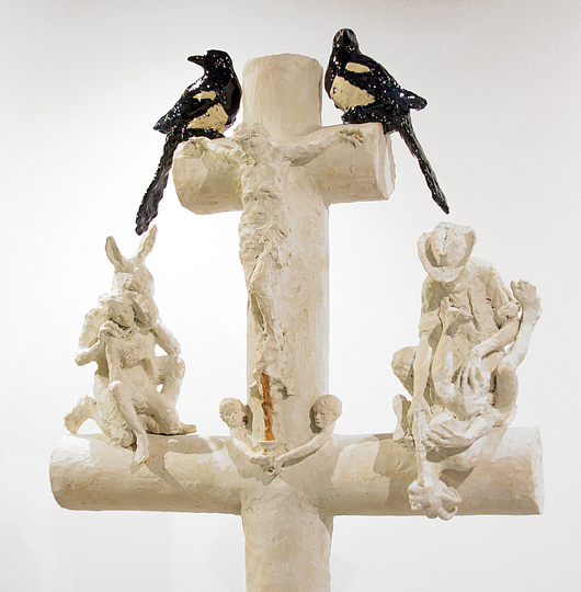 Body & Soul: Laurent Esquerré, Le Calvaire (Calvary), 2010, Earthenware. Courtesy of the artist. PHOTO CREDIT: Bertrand Hugues.