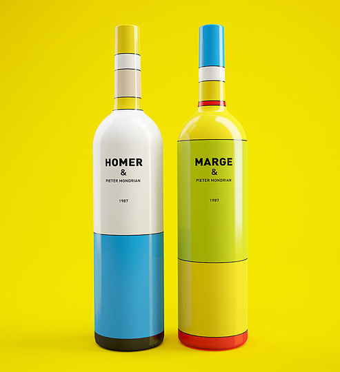 Bottle design by Constantin Bolimond: 