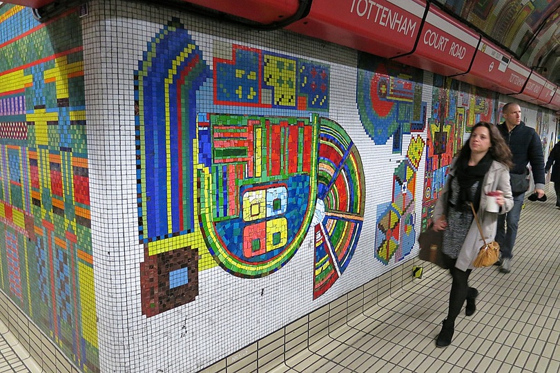 Eduardo Paolozzi: Eduardo Palolozzi, Mosaic in Tottenham Court Road station