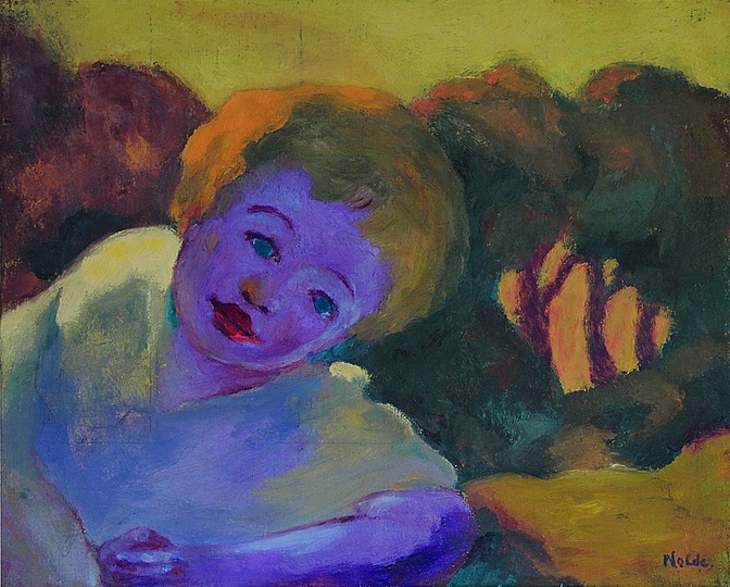 Emil Nolde: Spring in Autumn, 1940, Oil on canvas, 57 x 70.5 cm. Nolde Stiftung Seebüll.