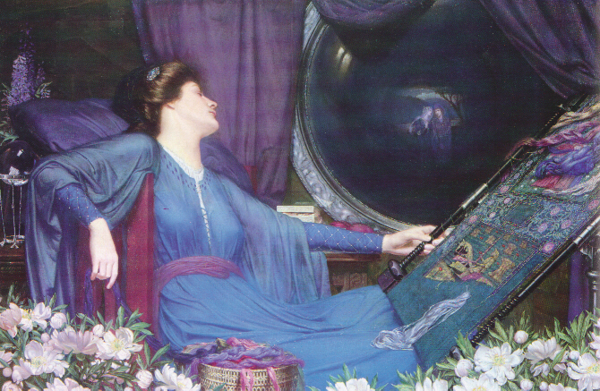 Preraphaelites: Sidney Harold Meteyad, The Lady of Shalott, 1913