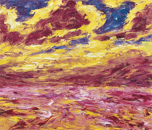 Emil Nolde: Autumn Sea VII, 1910, Oil on canvas, 60 x 70 cm. Nolde Stiftung Seebüll.
