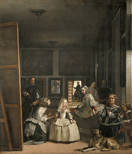 Diego Velázquez: Diego Rodríguez de Silva y Velázquez, Las Meninas, or The Family of Felipe IV, ca. 1656, Oil on canvas, 318 cm x 276 cm. Museo Nacional del Prado, Madrid