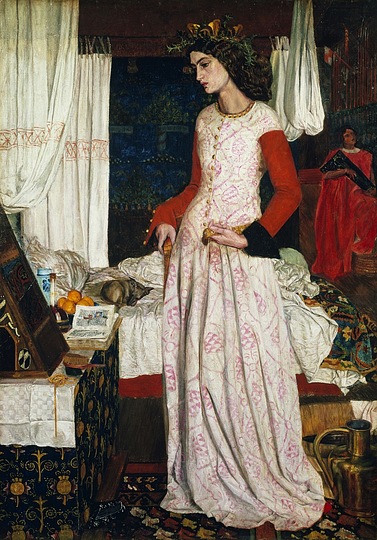 Preraphaelites: William Morris, ‘La Belle Iseult’, 1858