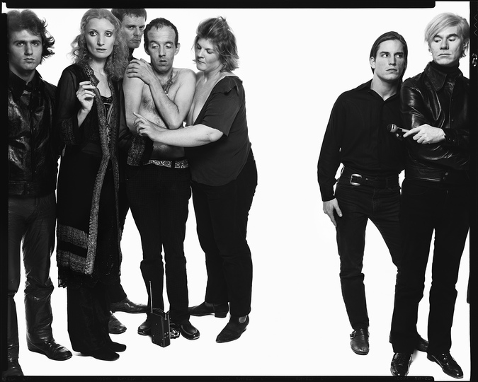 Avedon & His Friends: Against the backdrop of America’s social and political upheavals, from 1969 to 1971 Avedon embarked on the production of four large-scale photographic murals that occupy a key position in the history of the medium. Between 6.5 and 10 metres wide and 2.5 to more than 3 metres in height, the pictures present the sitters – some of them larger than life – positioned frontally and lined up against a stark white backcloth. Richard Avedon, The Mission Council, Saigon, South Vietnam, April 28, 1971, 1975, gelatin silver print, 119,5 x 390,1 inches, Udo and Anette Brandhorst Collection © 2014 The Richard Avedon Foundation.