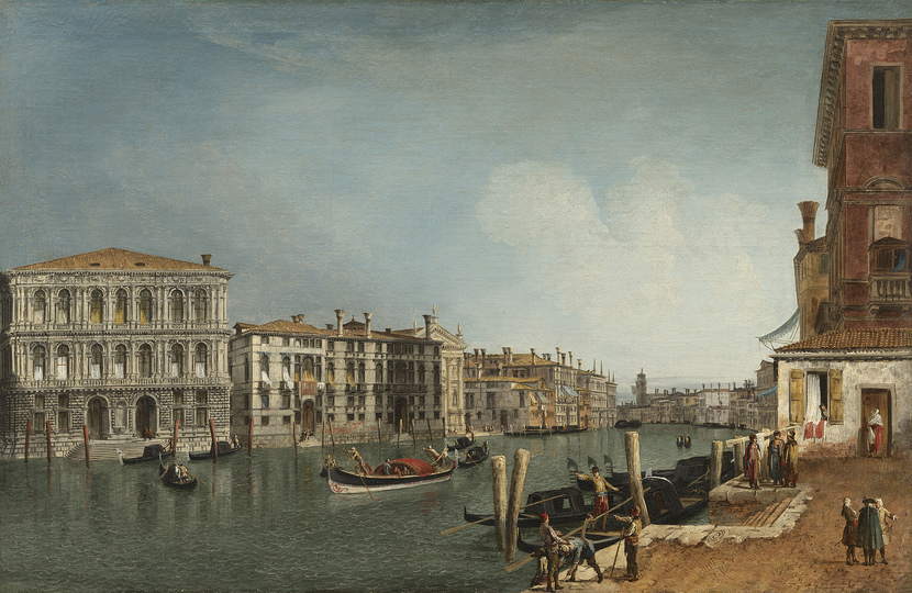 Venice without Tourists: Michele Marieschi (1710-1743), The Grand Canal at Ca' Pesaro, c. 1734/35 © Bayerische Staatsgemäldesammlungen, Alte Pinakothek, Munich