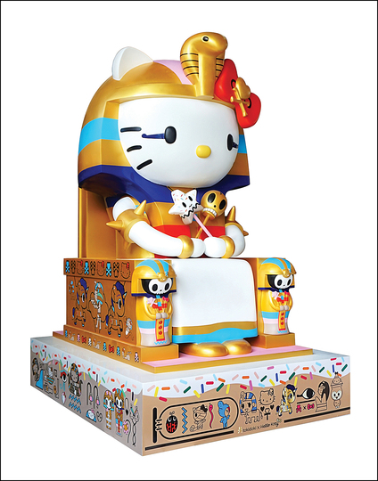 Hello Kitty Culture: Simone Legno for tokidoki, Kittypatra, 2014, Sculpture.