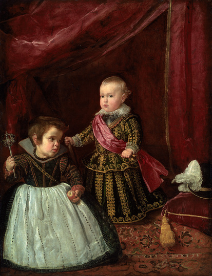 Diego Velázquez: Diego Velázquez, Infante Baltasar Carlos with a Dwarf, 1631–1632, Oil on canvas, 128 x 101,9 cm © Boston, Museum of Fine Arts