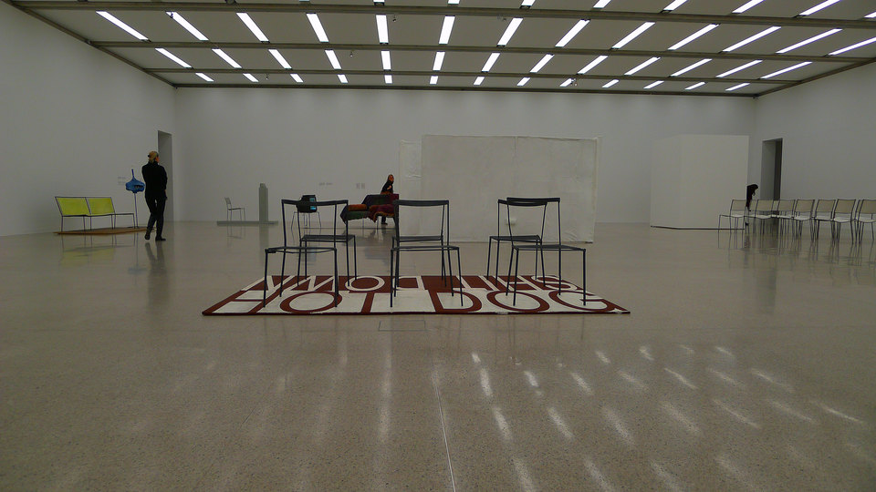 Franz West: Installation view of Madley, 2003.