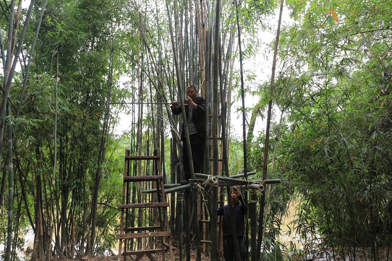 NONGZAO·THE NEST -- Fieldwork On Qingshen Bamboo Weaving Of Sichuan Province, China: Working on site