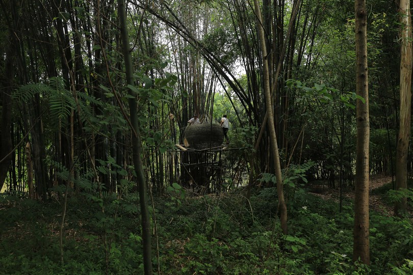 NONGZAO·THE NEST -- Fieldwork On Qingshen Bamboo Weaving Of Sichuan Province, China: Working on site