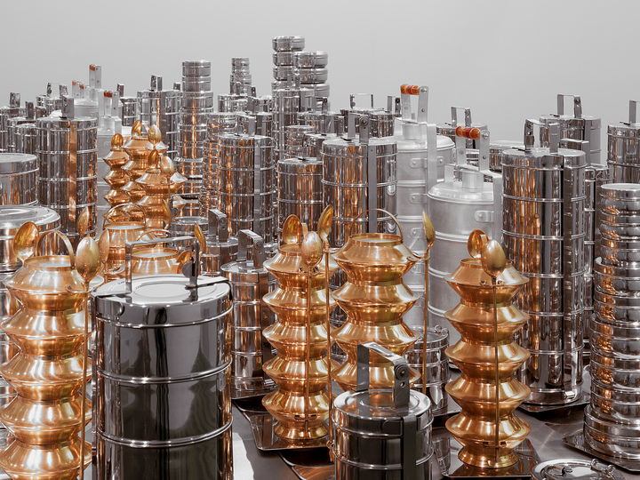 Subodh Gupta - Everything is Inside: Subodh Gupta, Faith Matters, 2007-2008. Photo: Sergei Illin