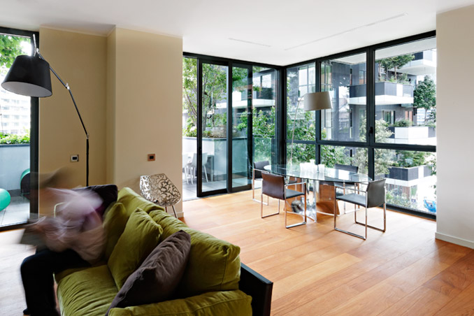 Best Highrises 2014/15: Interior of Bosco Verticale, Milan Architects: Boeri Studio Developer: Hines Italia SGR S.p.A. © Photo: Kirsten Bucher