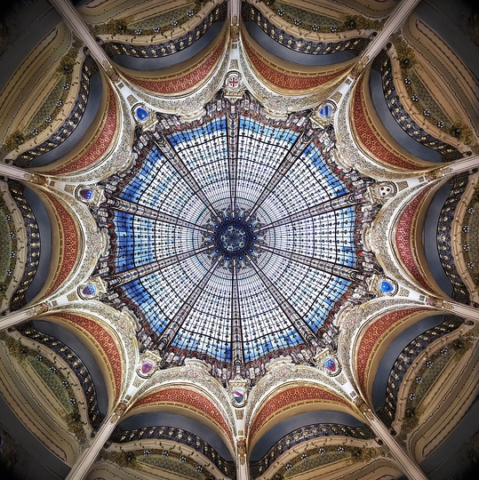 Art Dubai 2013: Galeries Lafayette Dome, PAris by Candida Höfer at Yvon Lambert Gallery.