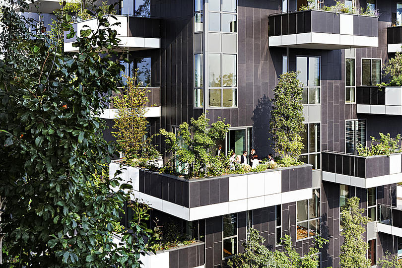 Best Highrises 2014/15: Bosco Verticale, Milan Architects: Boeri Studio Developer: Hines Italia SGR S.p.A. © Photo: Kirsten Bucher