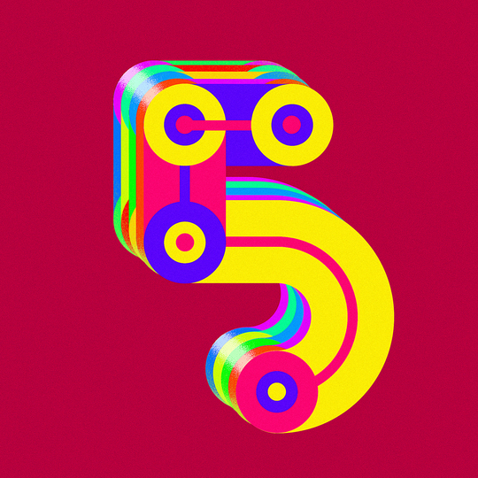 Numerical Digits 1 — 9: 