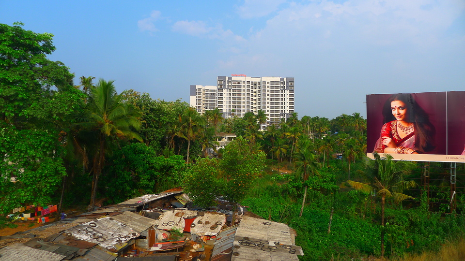 The evening in India: 