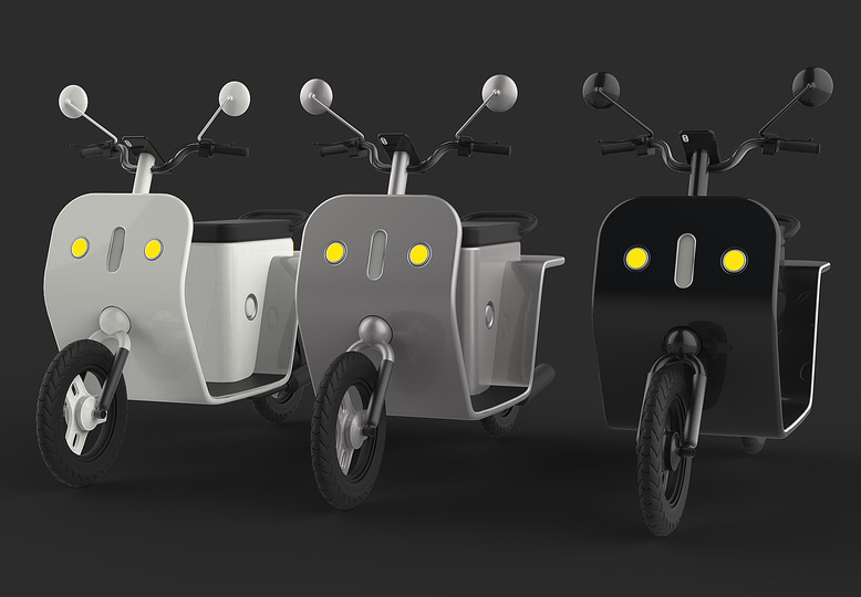 Hybrid urban scooter: 