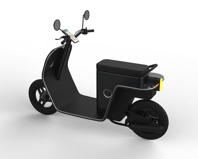 Hybrid urban scooter: 