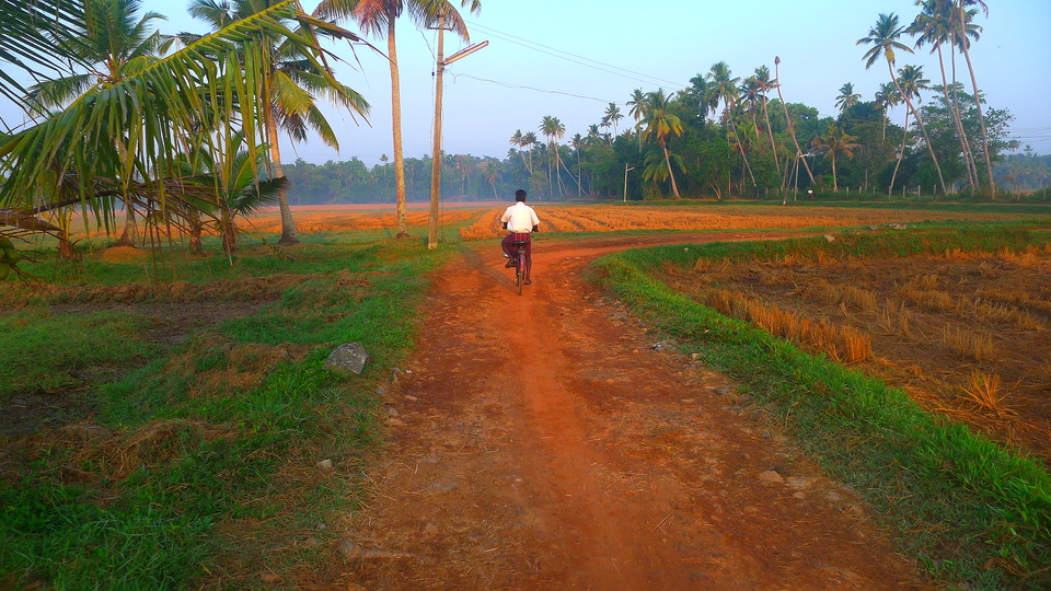 The evening in India: 