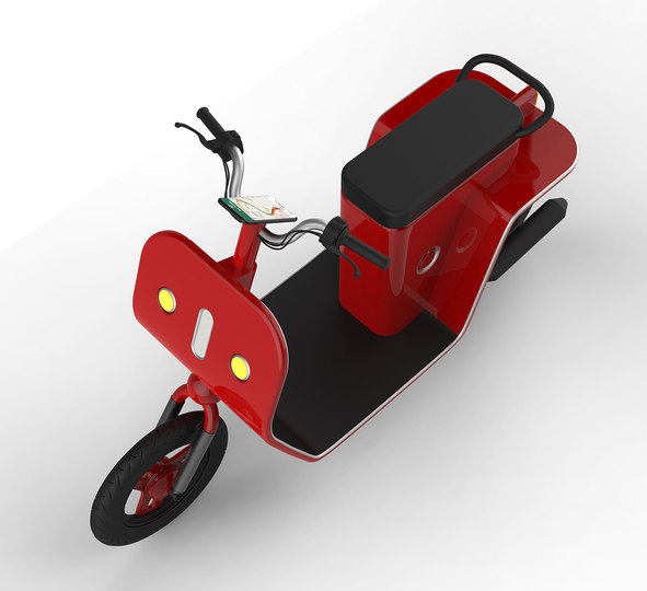 Hybrid urban scooter: 