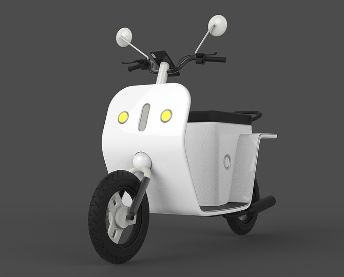 Hybrid urban scooter: 